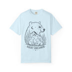 Night Dreamer Bear Shirt, Moon Bear Graphic Tee, Wildlife Lover Gift, Woodland Nature Shirt, Comfort Colors Tee