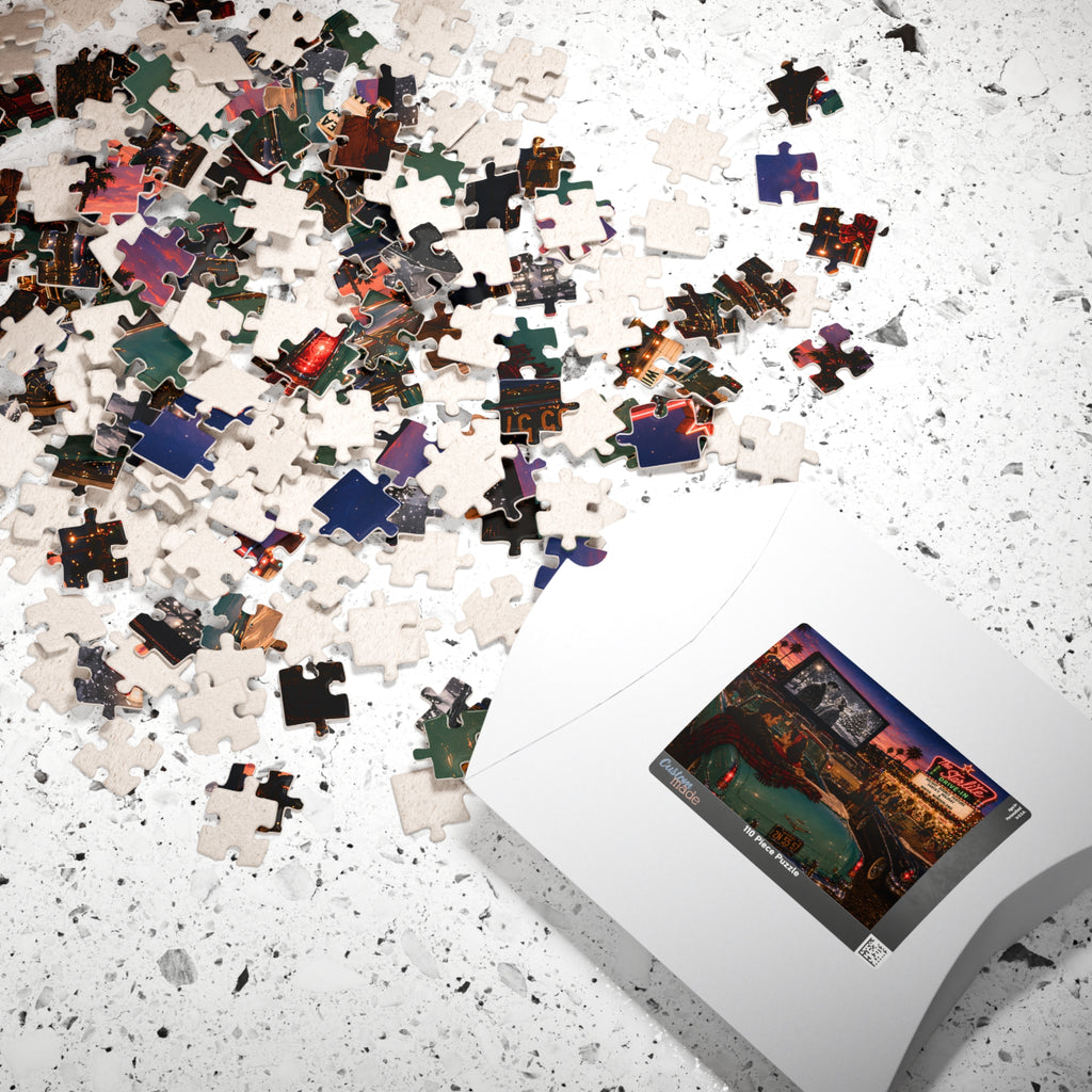 Starlite Drive-In – Retro Date Night & Classic Car Art Puzzle