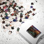 Starlite Drive-In – Retro Date Night & Classic Car Art Puzzle
