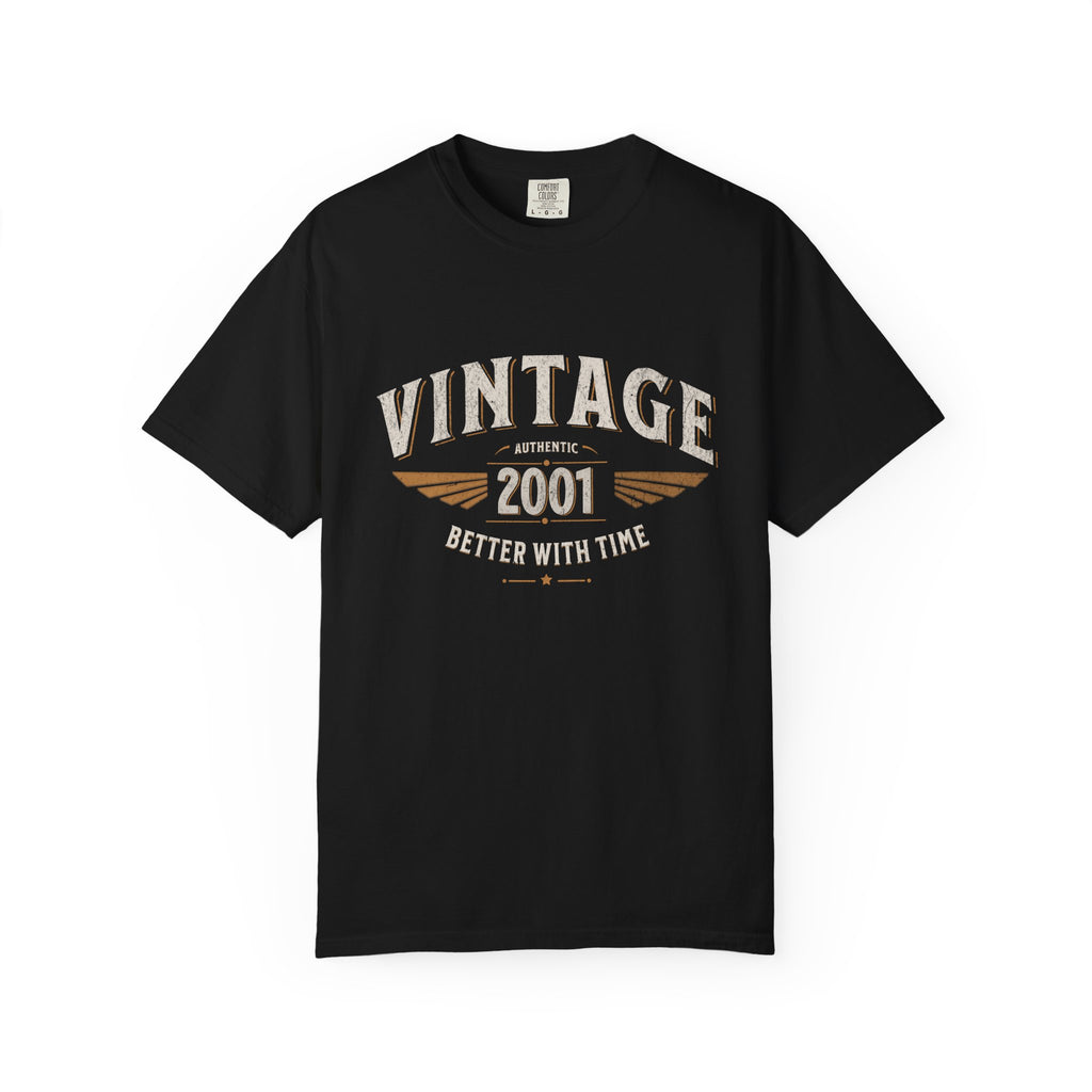Better With Time 2001 T-Shirt – 25th Birthday Gift