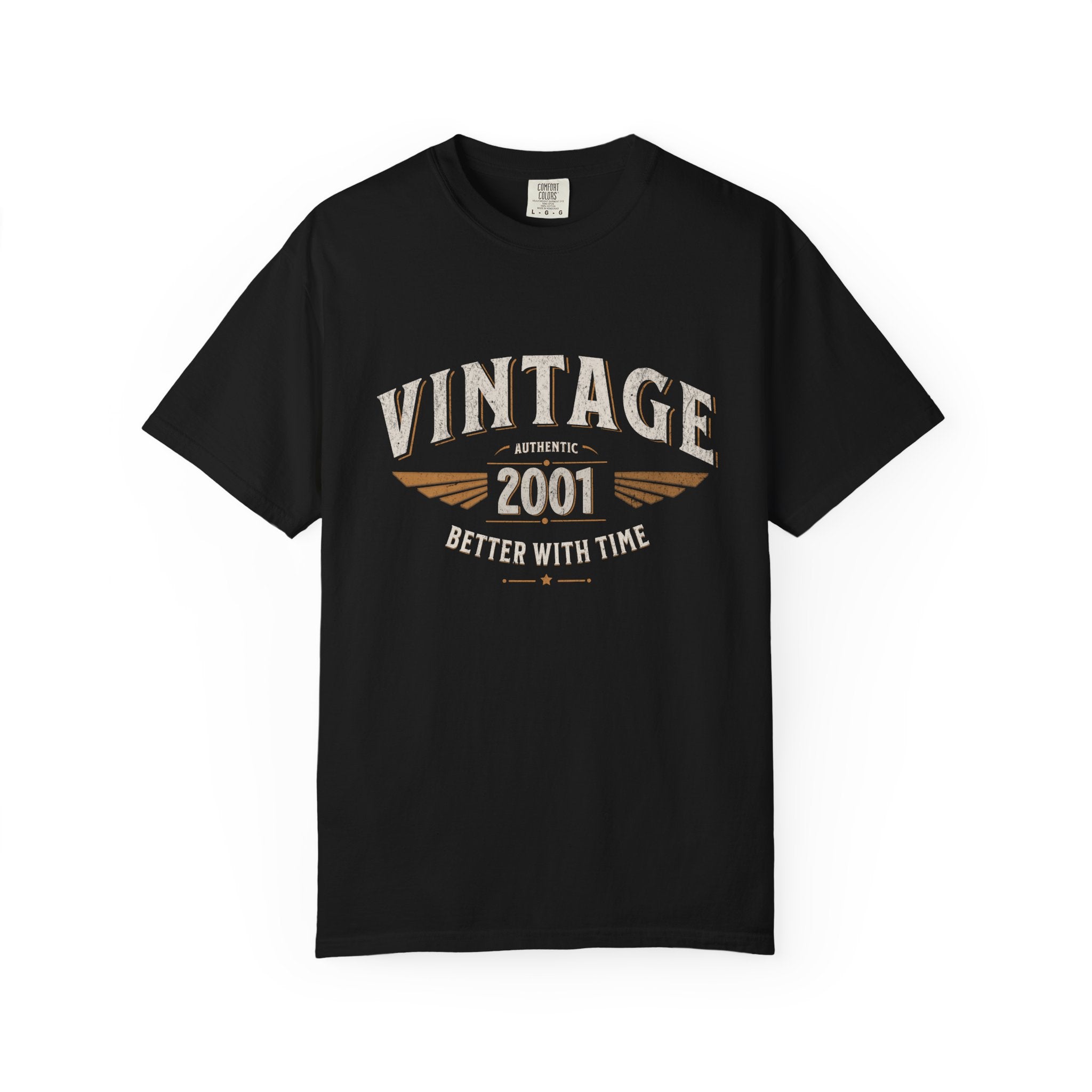 Better With Time 2001 T-Shirt – 25th Birthday Gift