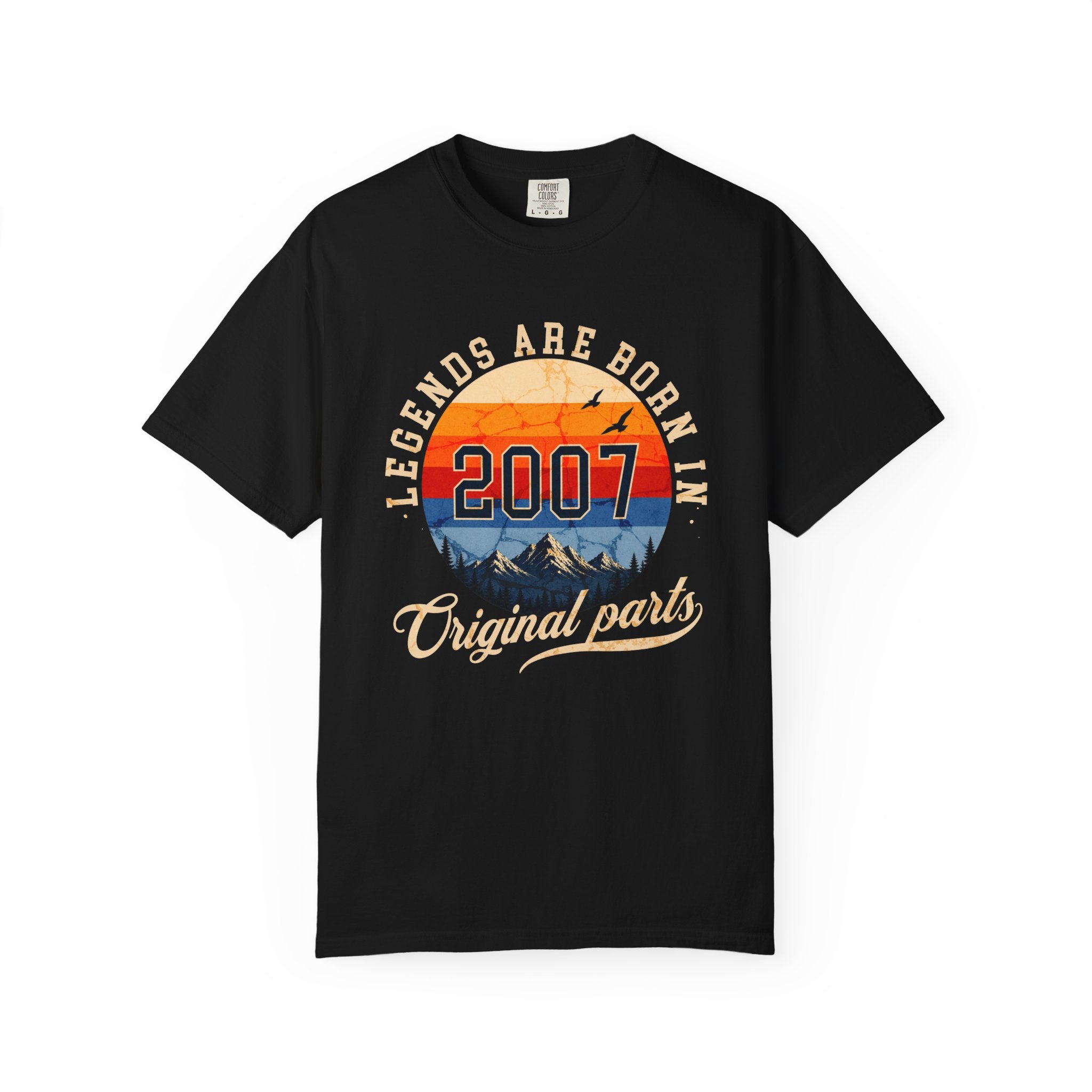 Legends Are Born in 2007 – 19th Birthday T-Shirt