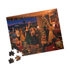 Just One Christmas Drink – Vintage Holiday Cocktail Party Art Puzzle