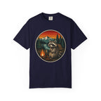 Camping Raccoon – Campfire T-Shirt | Explorer Edition