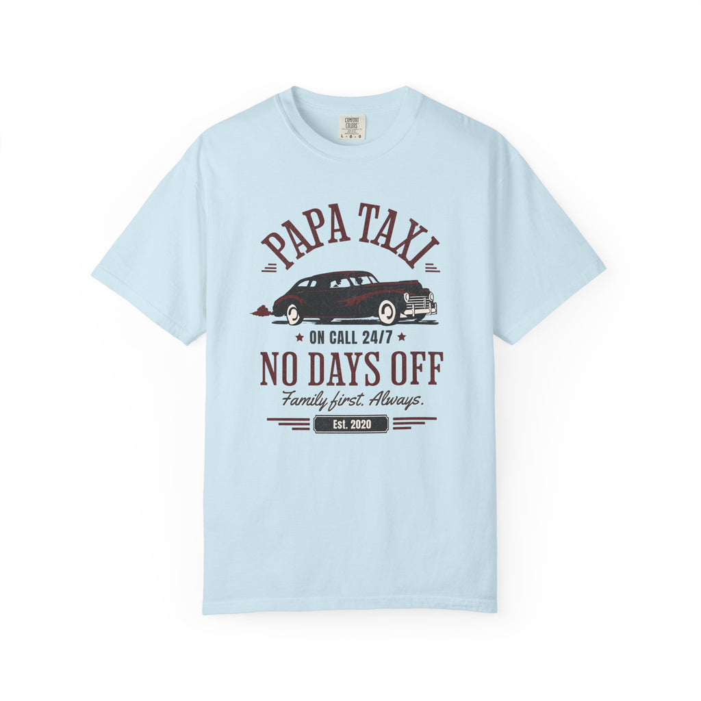 Papa Taxi Since 2020 – Vintage Dad T-Shirt, Gift for Dad