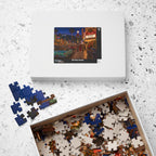 Meet Me Under the Christmas Lights – Retro Hollywood Christmas Art Puzzle