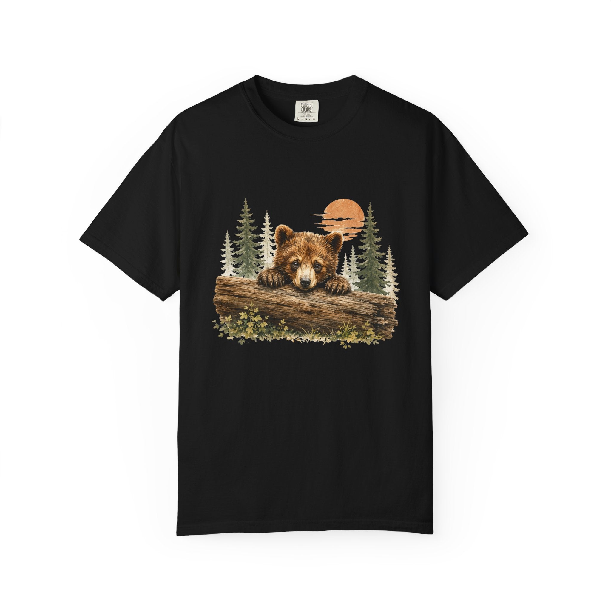 Curious Bear Cub – Wildlife Explorer T-Shirt | Outdoors Edition
