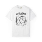 Hide and Seek Champion Shirt, Funny Bigfoot Tee, Sasquatch Joke Gift, Camping Humor Shirt, Comfort Colors