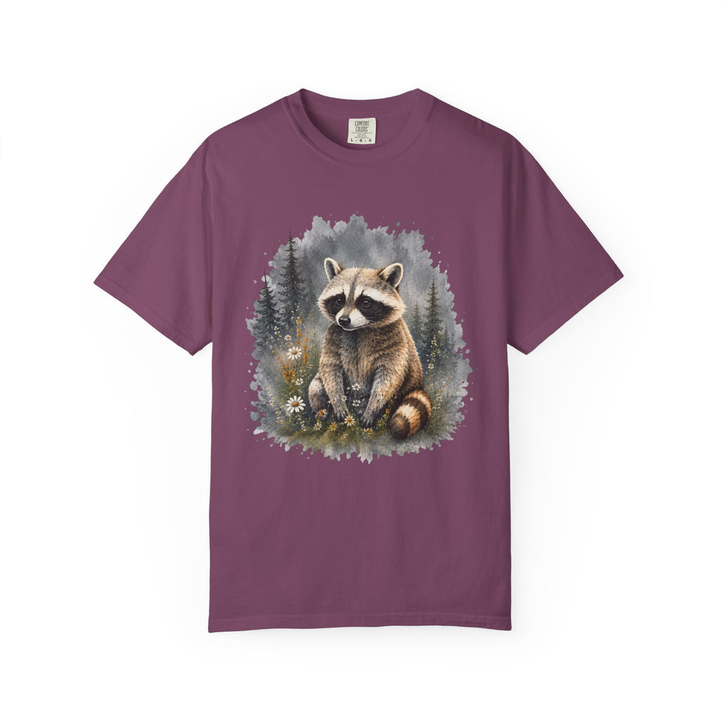 Cute Raccoon – Watercolor Wildlife T-Shirt | Explorer Edition