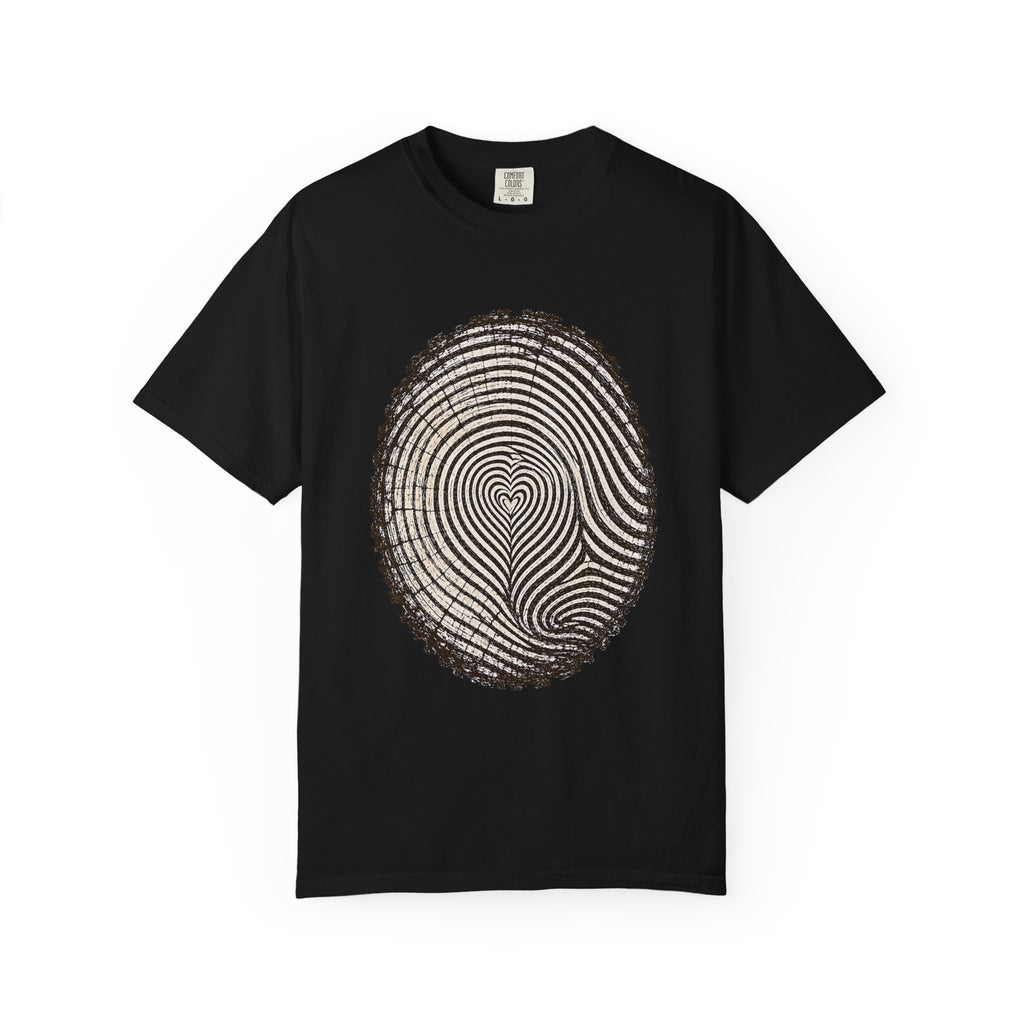Love the Forest – Tree Ring Heart T-Shirt | Explorer Edition