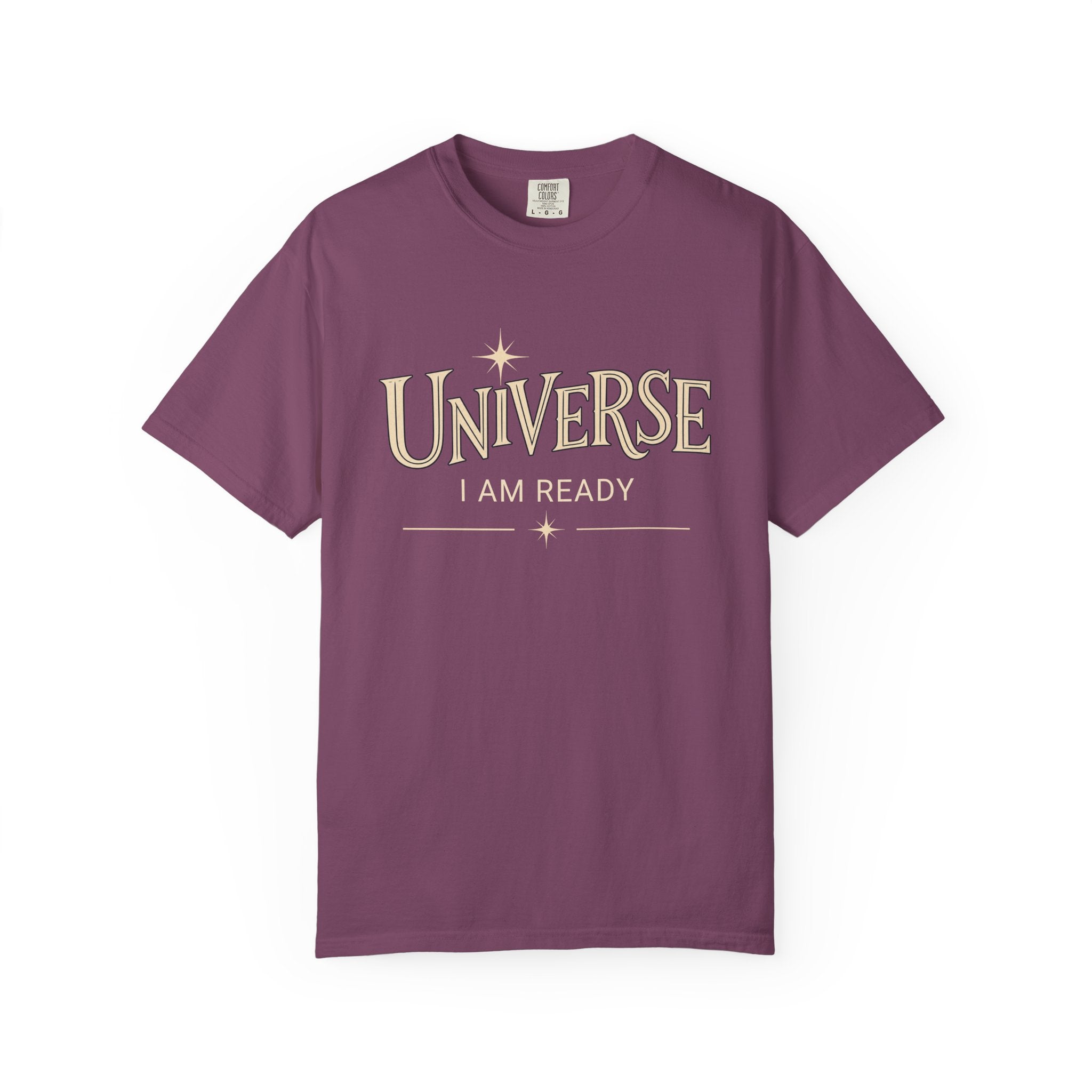 Universe I Am Ready – Celestial Manifestation T-Shirt