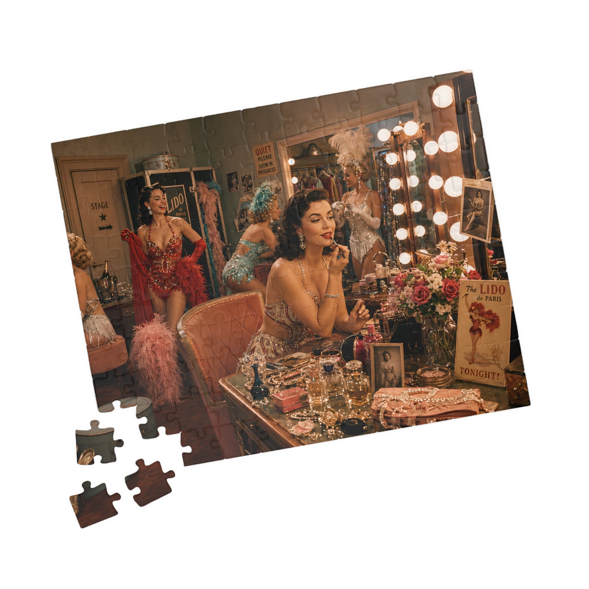 The Show Starts Here – Vintage Backstage Jigsaw Puzzle