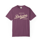 Fueled by Delusion & Audacity – Funny Entrepreneur T-Shirt | Explorer Edition