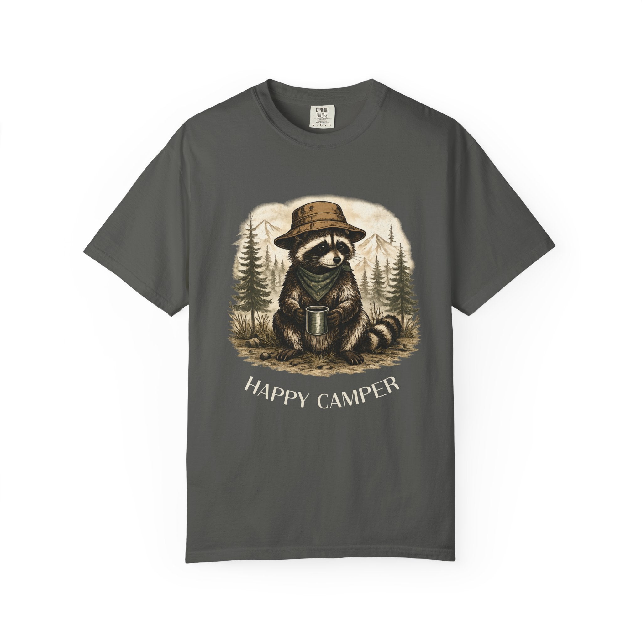 Happy Camper Shirt, Camping Lover Gift, Funny Camping Tee, Outdoor Adventure Shirt, Camp Life Graphic Tee, Comfort Colors