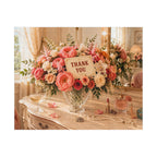 A Little Thank You – Floral Thank You Art Puzzle