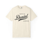 Fueled by Denial & Discipline – Funny Gym T-Shirt | Explorer Edition