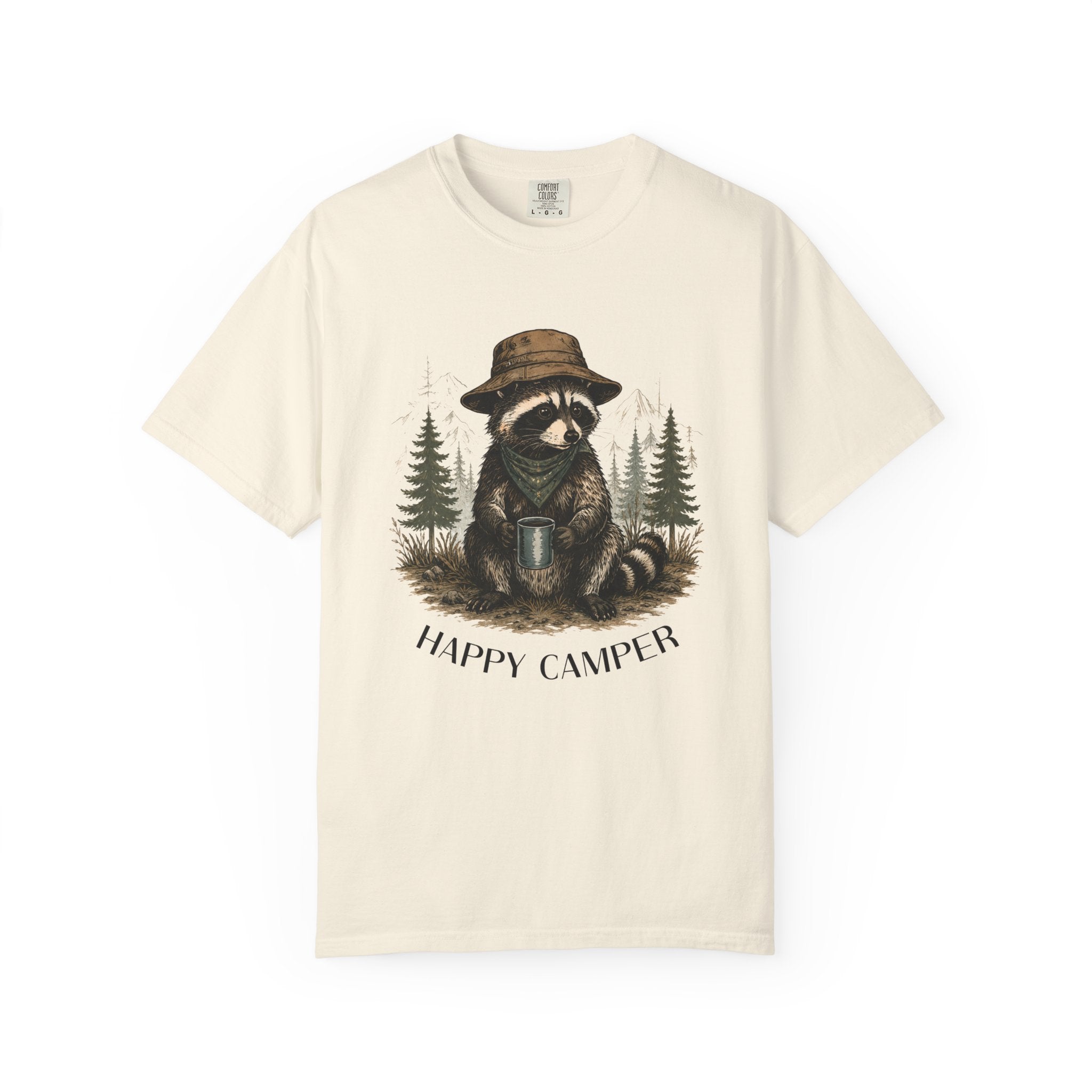 Happy Camper Shirt, Camping Lover Gift, Funny Camping Tee, Outdoor Adventure Shirt, Camp Life Graphic Tee, Comfort Colors