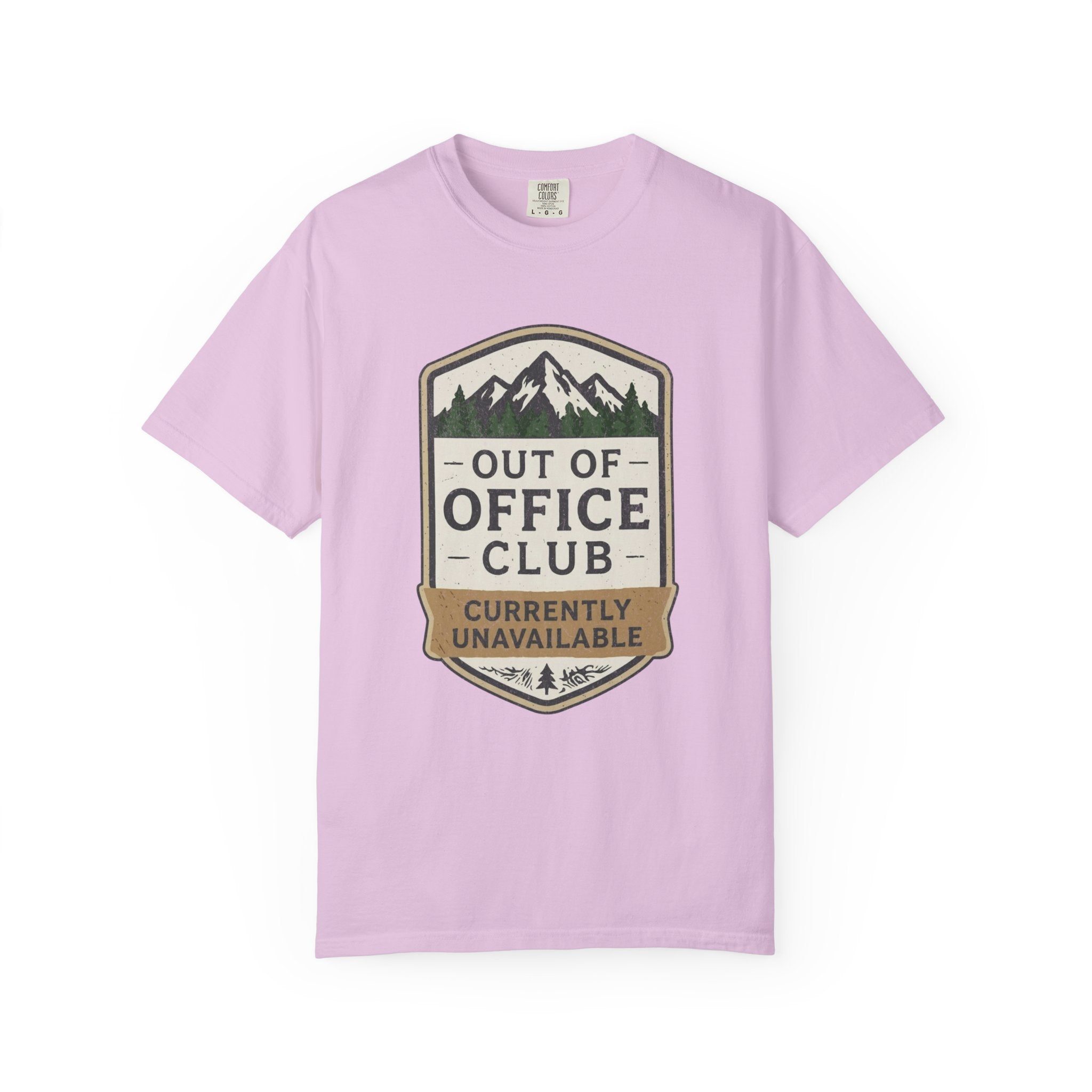 Out of Office Club – Retro Badge T-Shirt | Explorer Edition