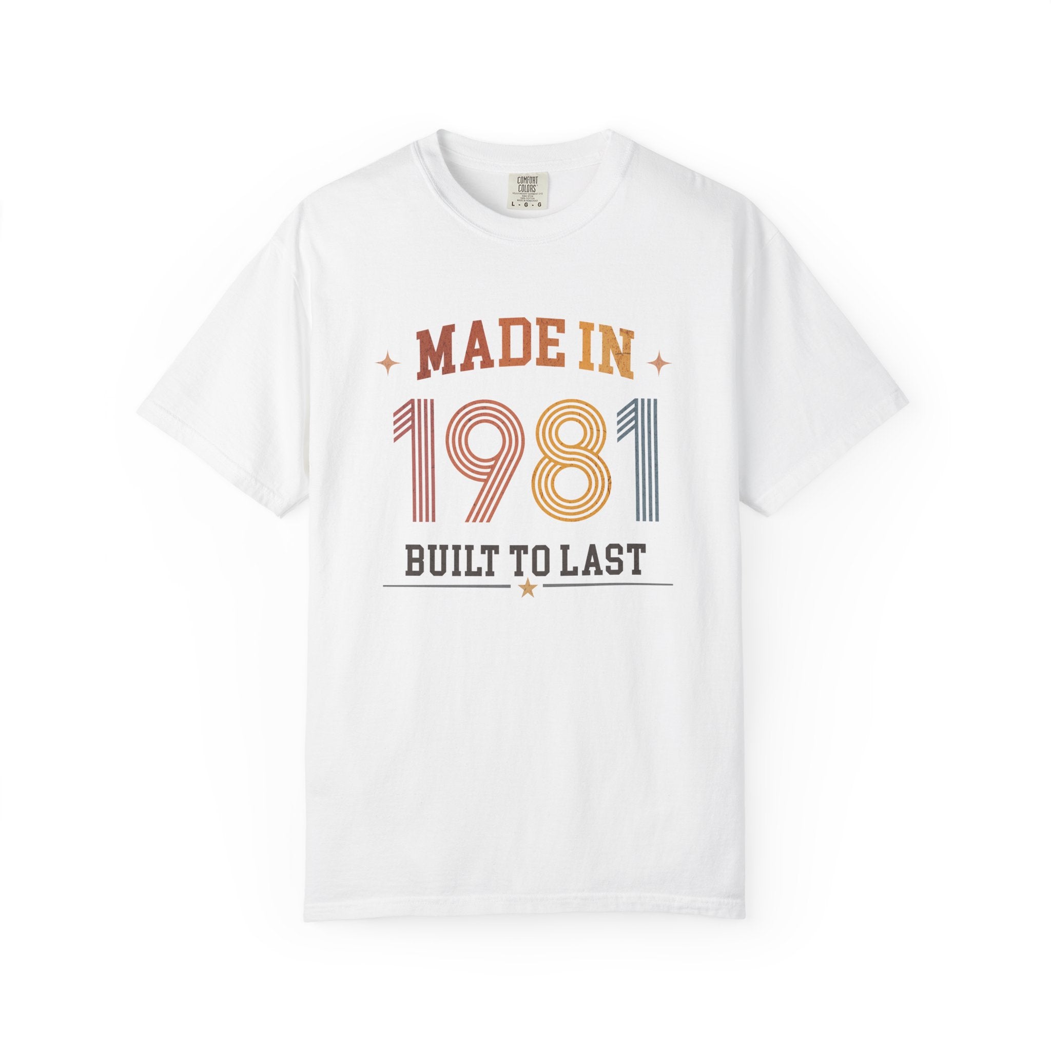 Made in 1981 T-Shirt – 45th Birthday Gift