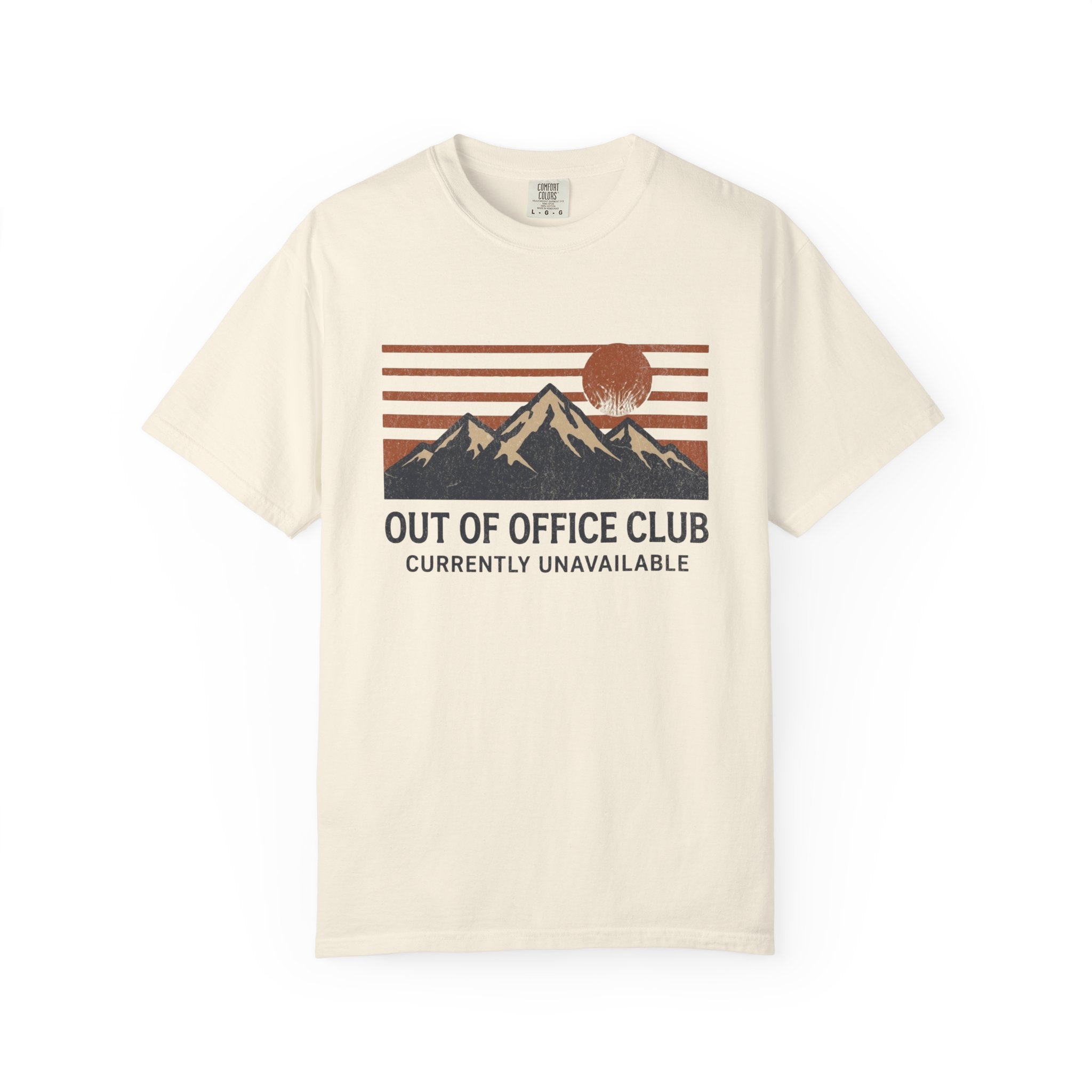 Out of Office Club – Mountain Sunset T-Shirt | Explorer Edition