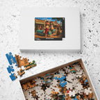 Just One More Little Thing – Retro Main Street Shopping Art Puzzle