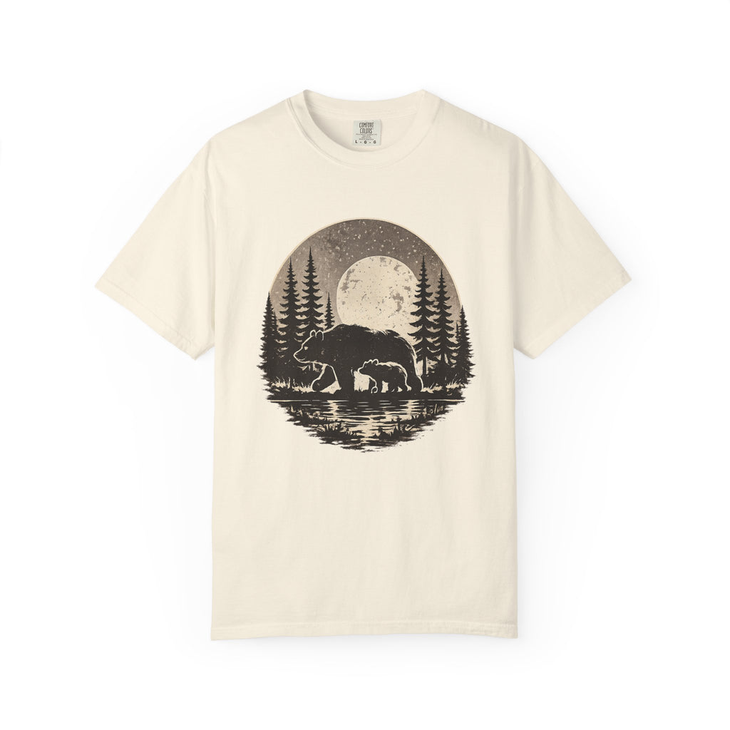 Bear Nature Shirt, Wildlife Lover Gift, Forest Adventure Tee, Mountain Wilderness Shirt, Outdoor Comfort Colors Tee
