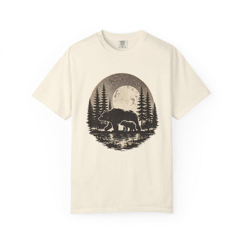 Bear Nature Shirt, Wildlife Lover Gift, Forest Adventure Tee, Mountain Wilderness Shirt, Outdoor Comfort Colors Tee