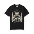 Bear Family Nature Shirt, Wildlife Lover Gift, Woodland Animal Tee, Forest Family Graphic Shirt, Comfort Colors Tee