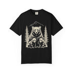 Bear Family Nature Shirt, Wildlife Lover Gift, Woodland Animal Tee, Forest Family Graphic Shirt, Comfort Colors Tee