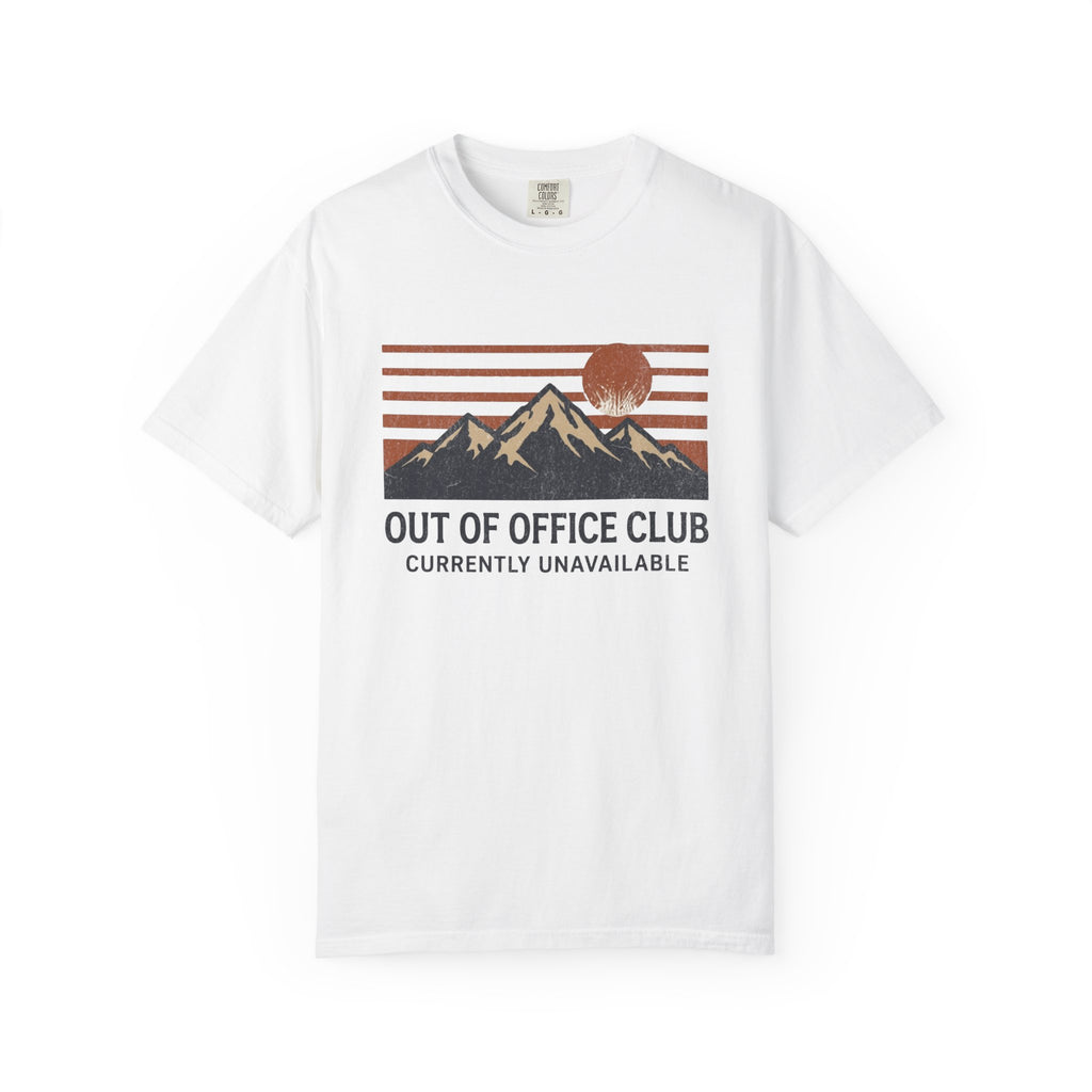 Out of Office Club – Mountain Sunset T-Shirt | Explorer Edition