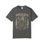 Hide and Seek Champion Shirt, Funny Bigfoot Tee, Sasquatch Joke Gift, Camping Humor Shirt, Comfort Colors