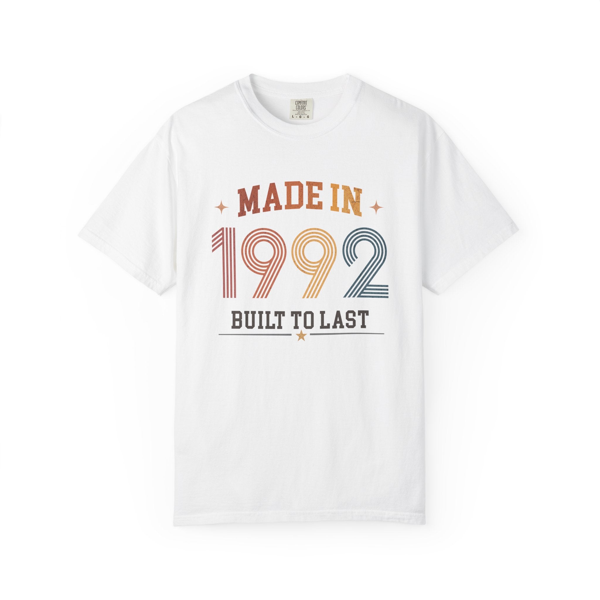 Made in 1992 T-Shirt – 34th Birthday Gift