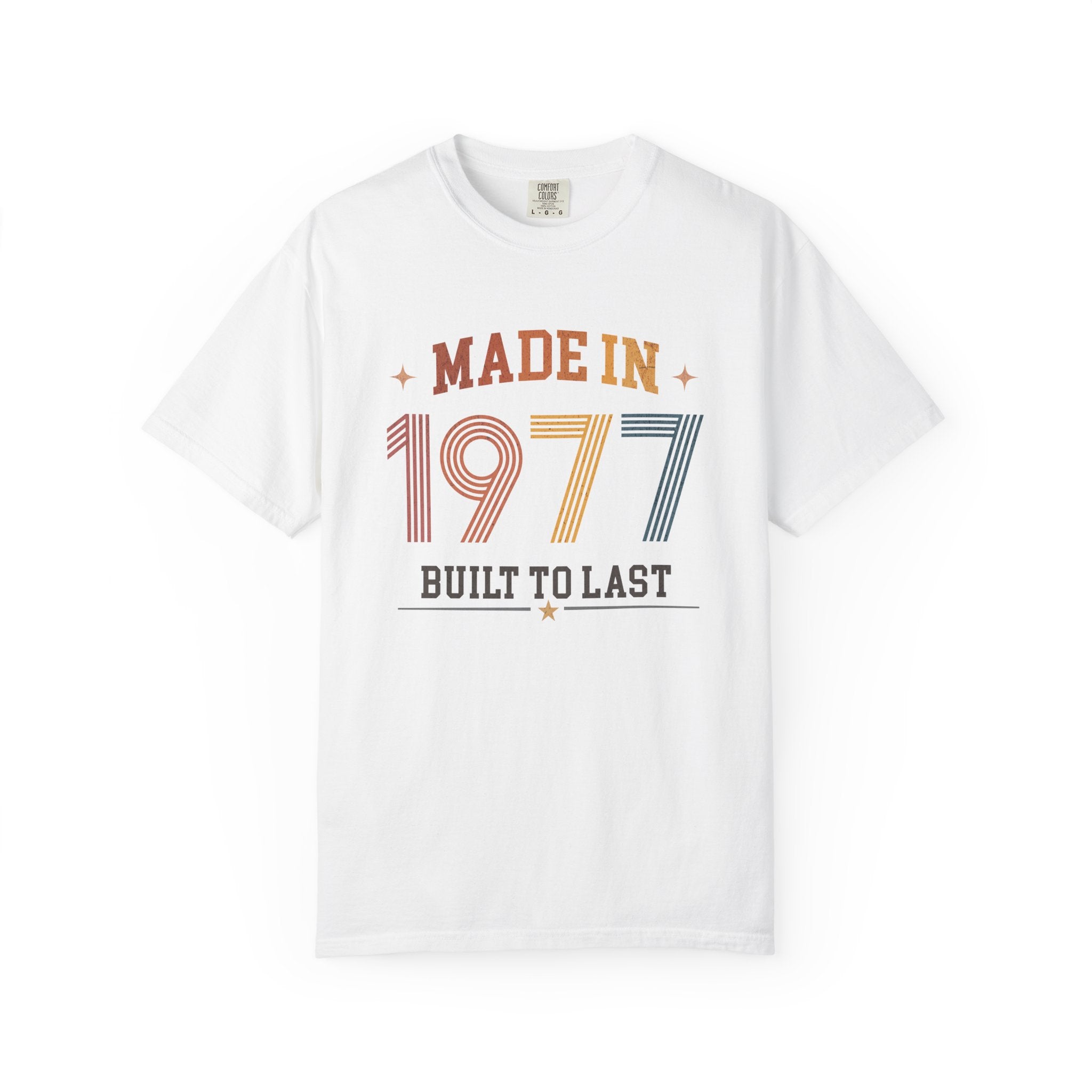 Made in 1977 T-Shirt – 49th Birthday Gift
