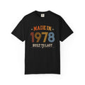 Made in 1978 T-Shirt – 48th Birthday Gift