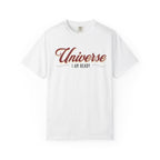 Universe I Am Ready – Retro Script Manifestation T-Shirt