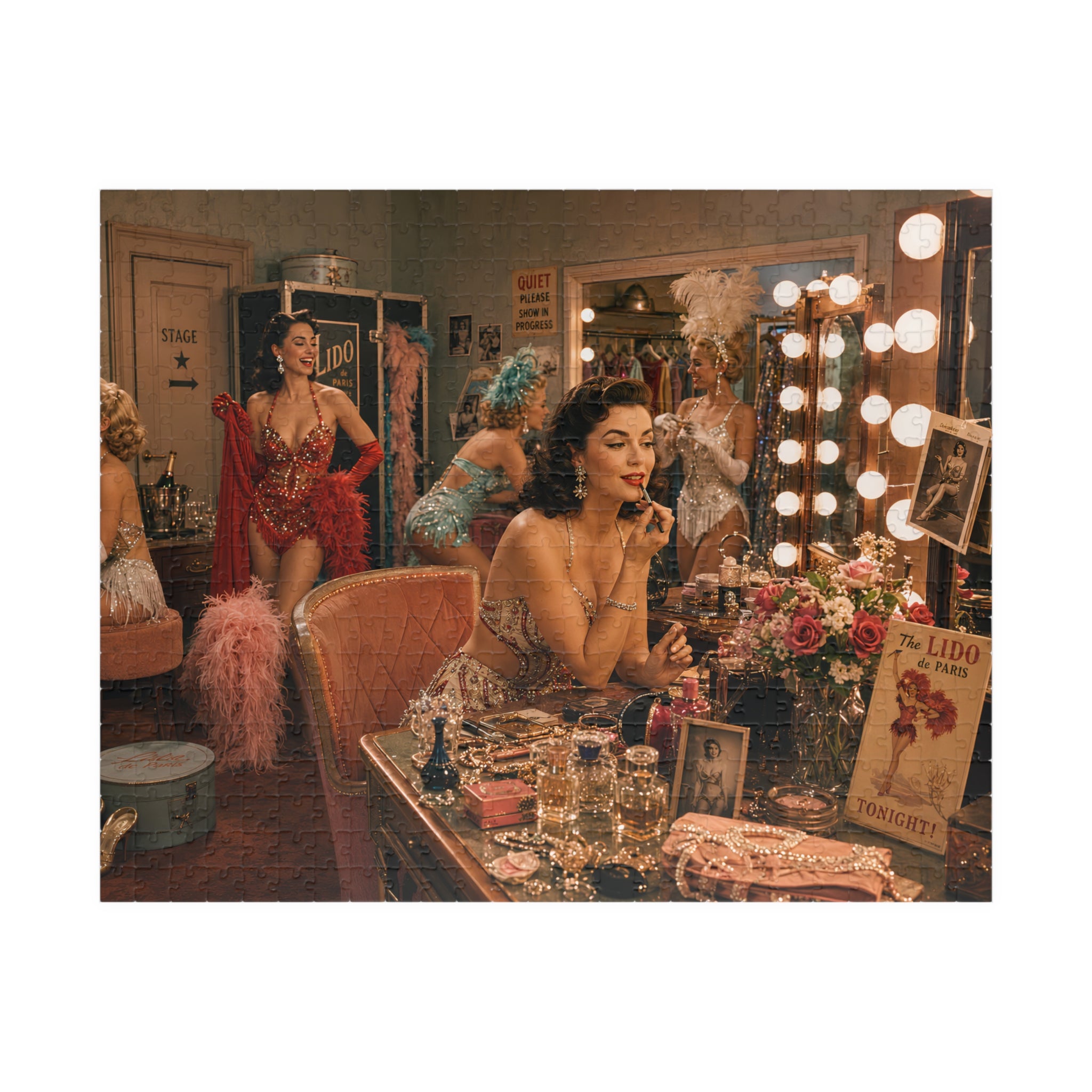 The Show Starts Here – Vintage Backstage Jigsaw Puzzle