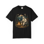 Yeti Around the Campfire – Funny Camping T-Shirt | Outdoors Edition
