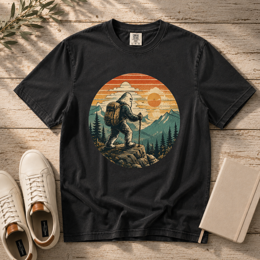 Bigfoot on the Trail – Funny Hiking T-Shirt | Outdoors Edition