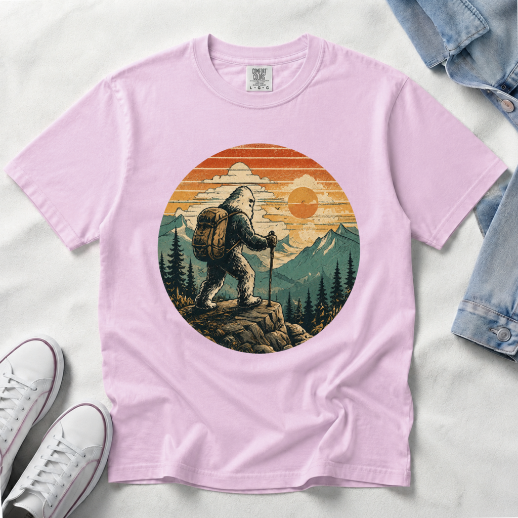Bigfoot on the Trail – Funny Hiking T-Shirt | Outdoors Edition