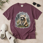 Cute Raccoon – Watercolor Wildlife T-Shirt | Outdoors Edition