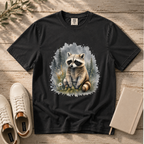 Cute Raccoon – Watercolor Wildlife T-Shirt | Outdoors Edition