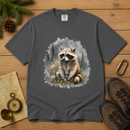 Cute Raccoon – Watercolor Wildlife T-Shirt | Outdoors Edition