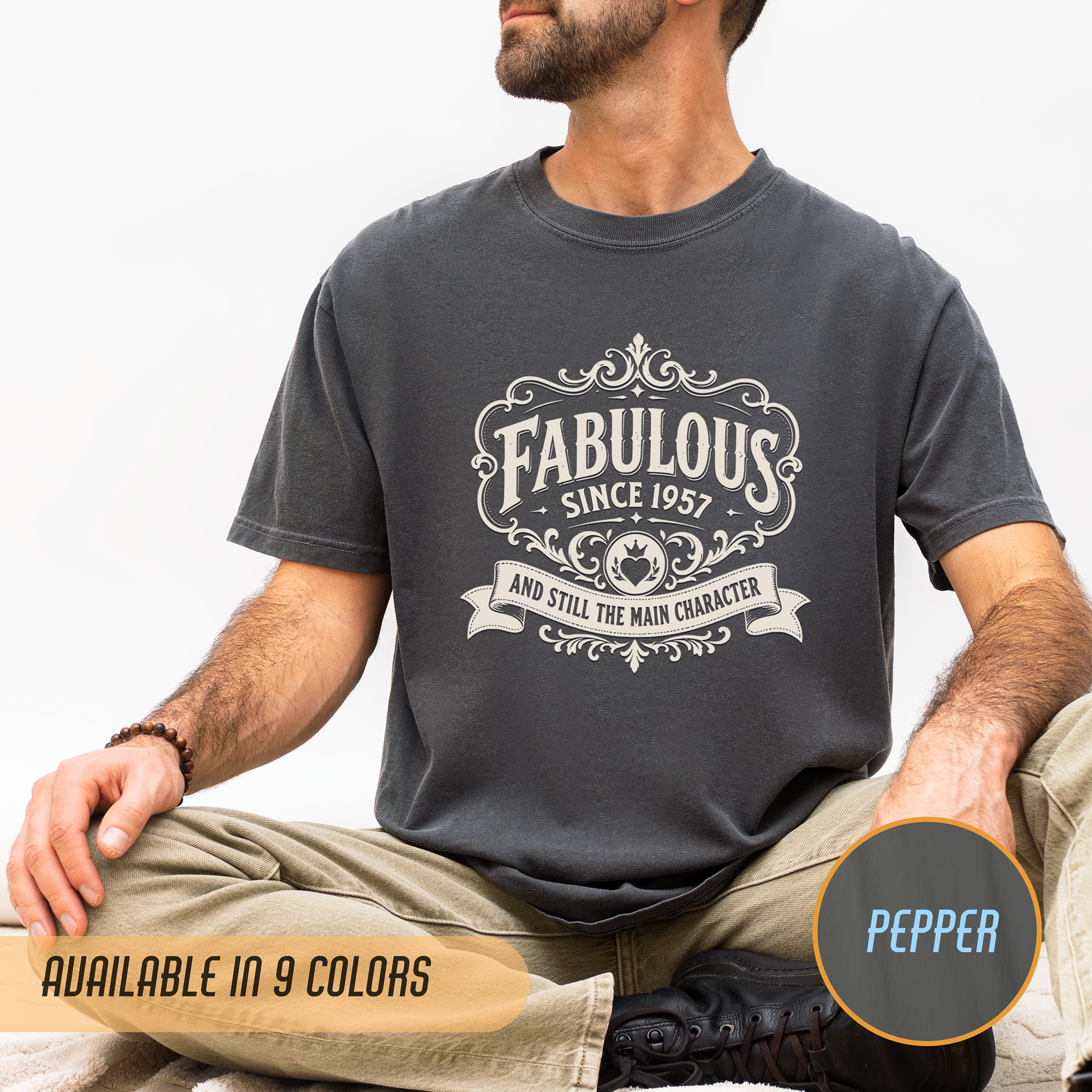 Fabulous Since 1957 T-Shirt – 69th Birthday Gift