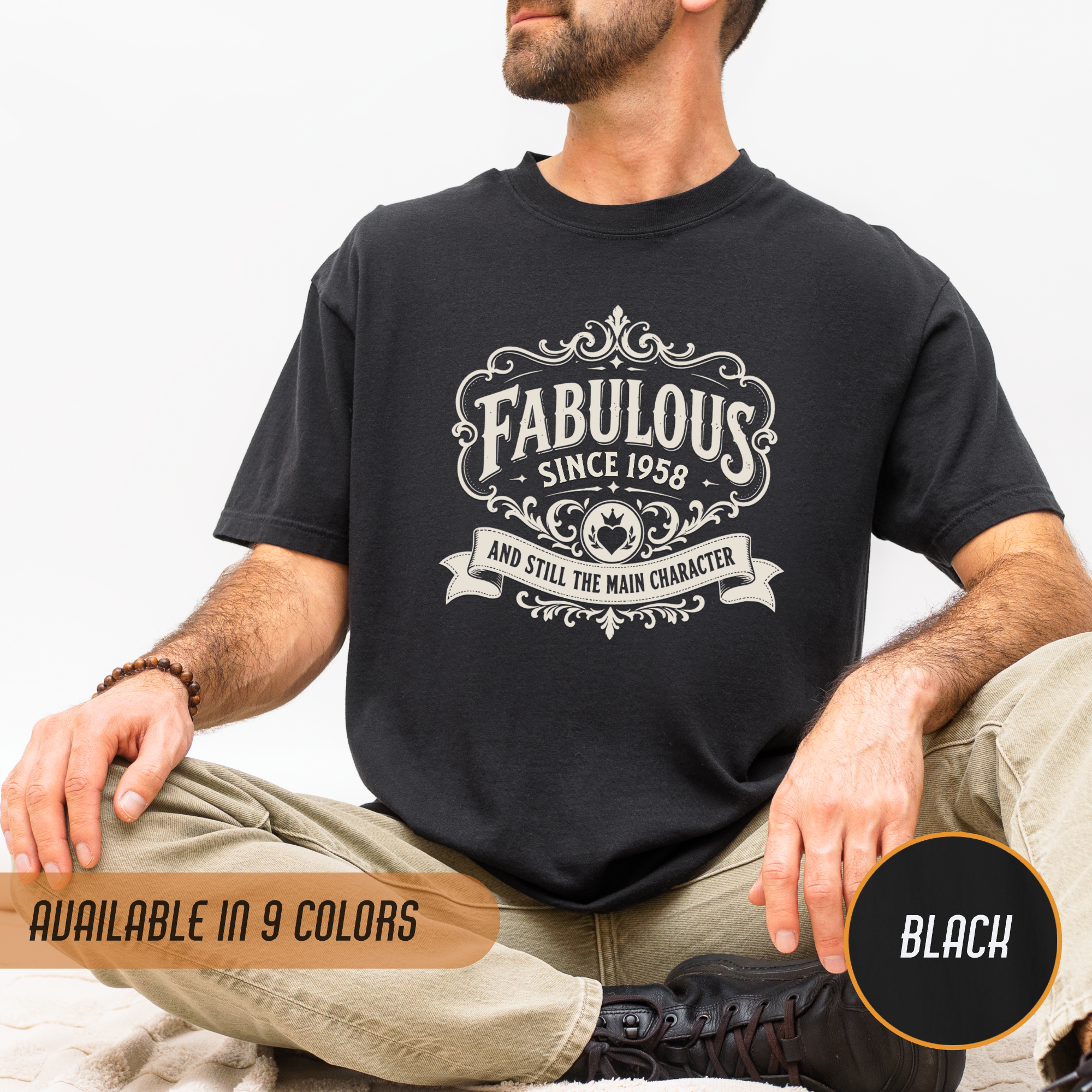 Fabulous Since 1958 T-Shirt – 68th Birthday Gift