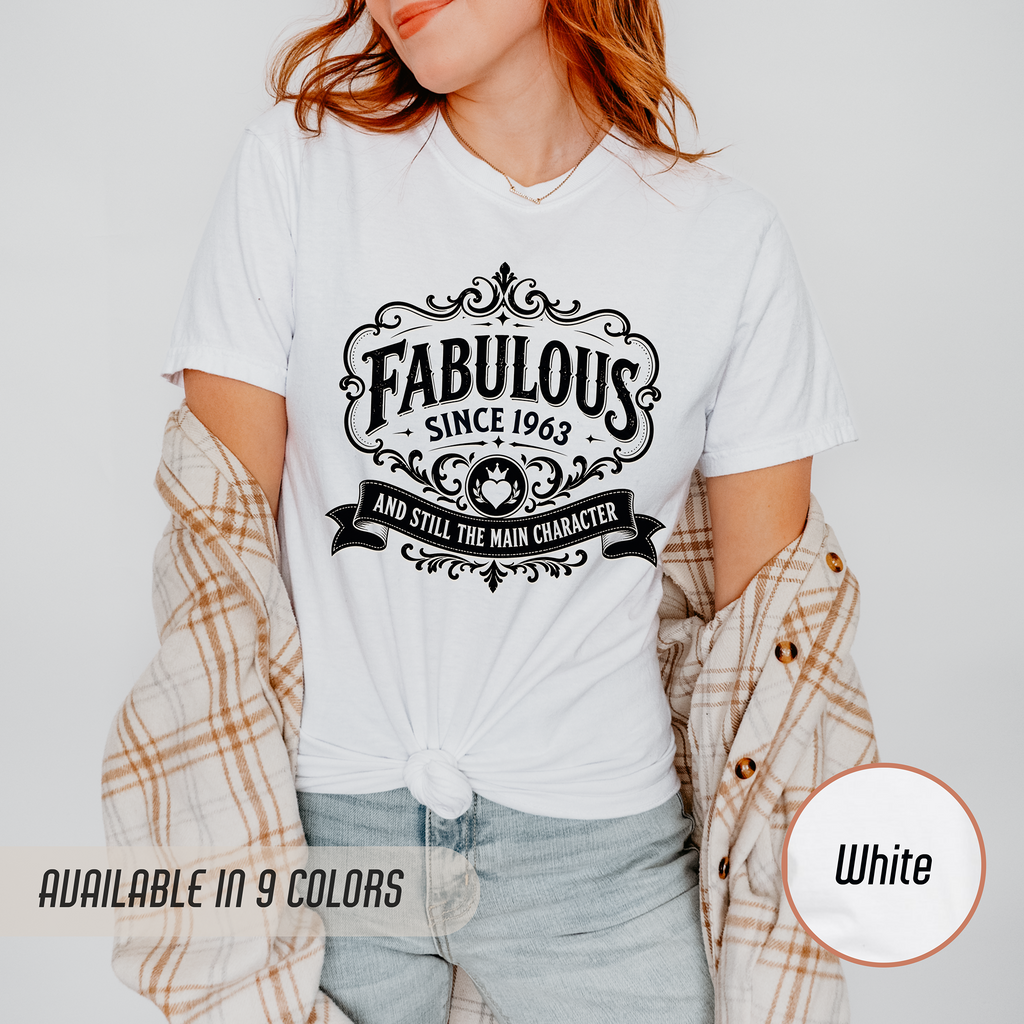 Fabulous Since 1963 T-Shirt – 63rd Birthday Gift