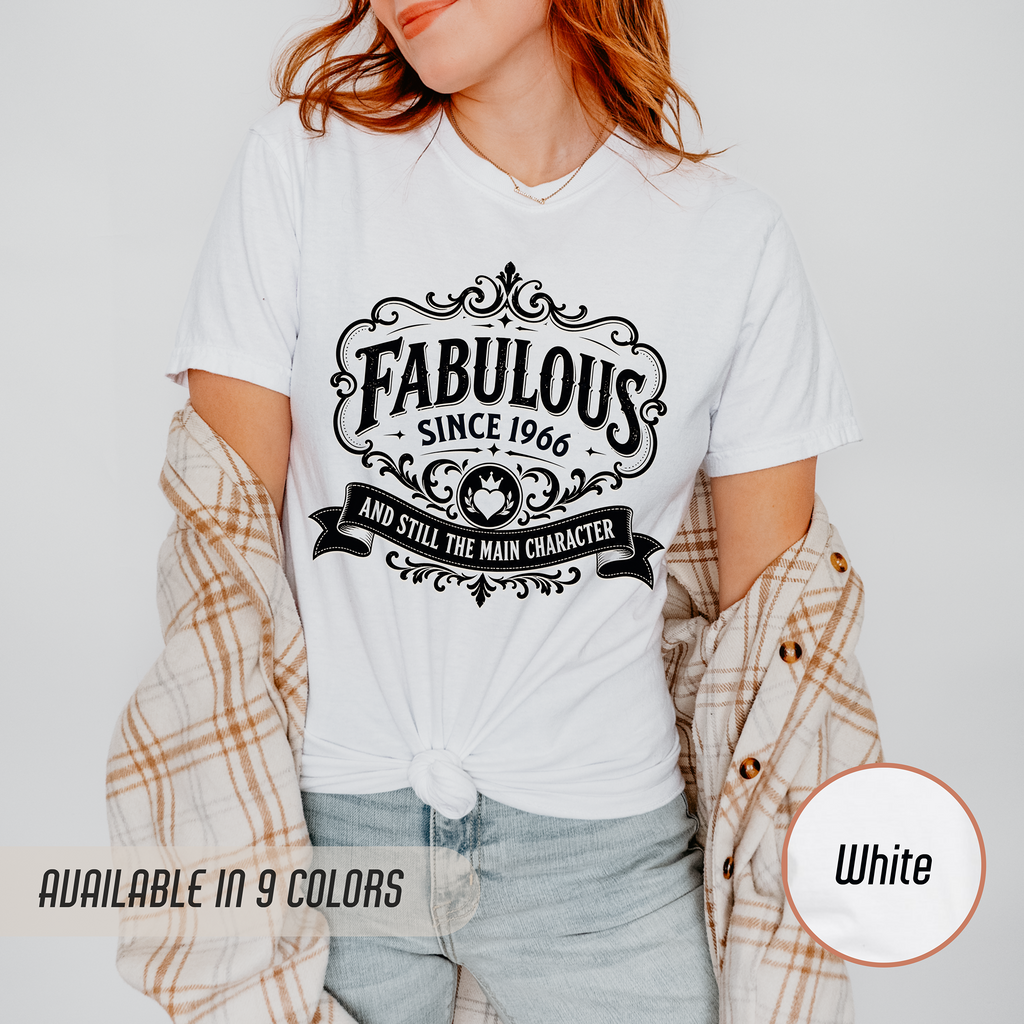 Fabulous Since 1966 T-Shirt – 60th Birthday Gift