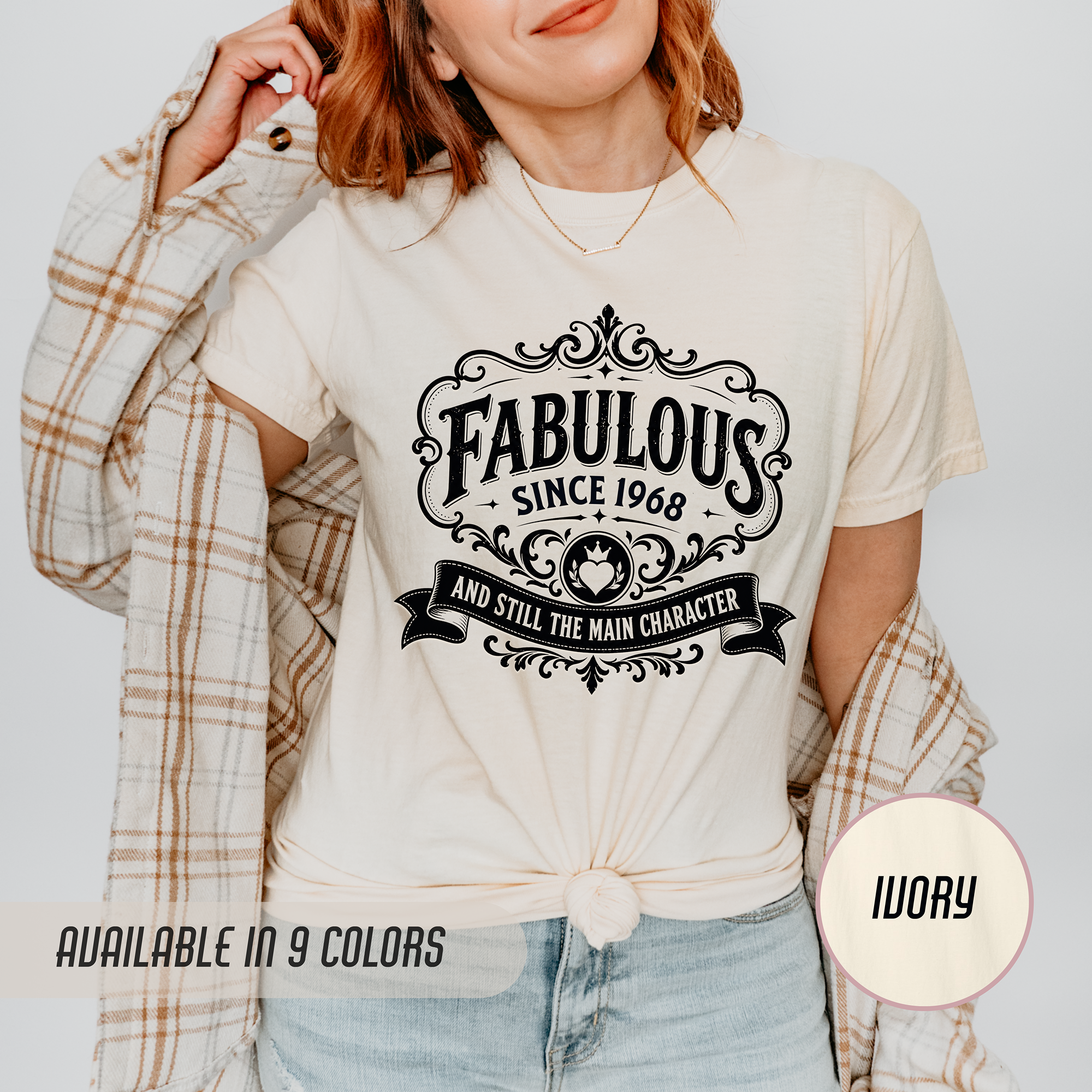 Fabulous Since 1968 T-Shirt – 58th Birthday Gift