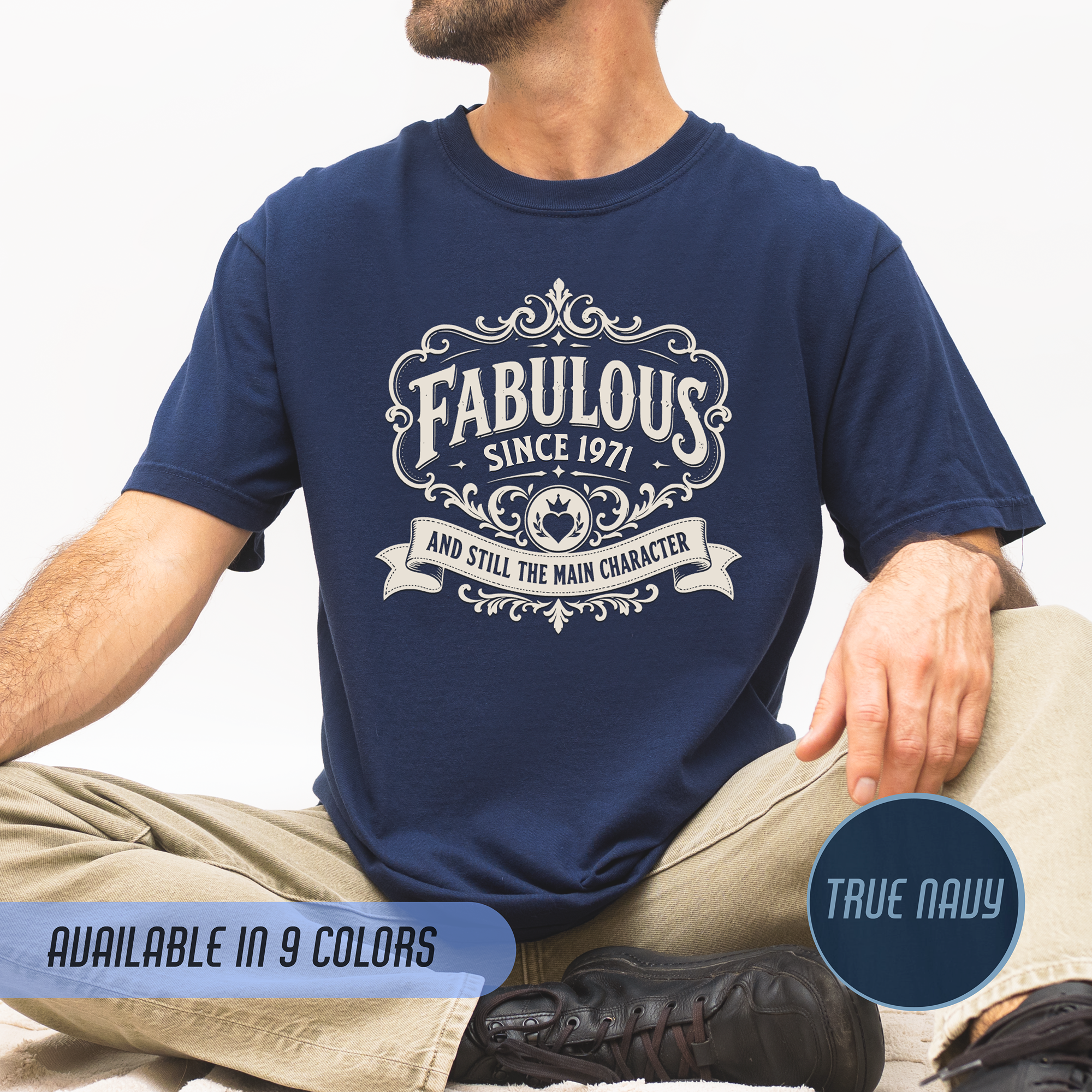 Fabulous Since 1971 T-Shirt – 55th Birthday Gift