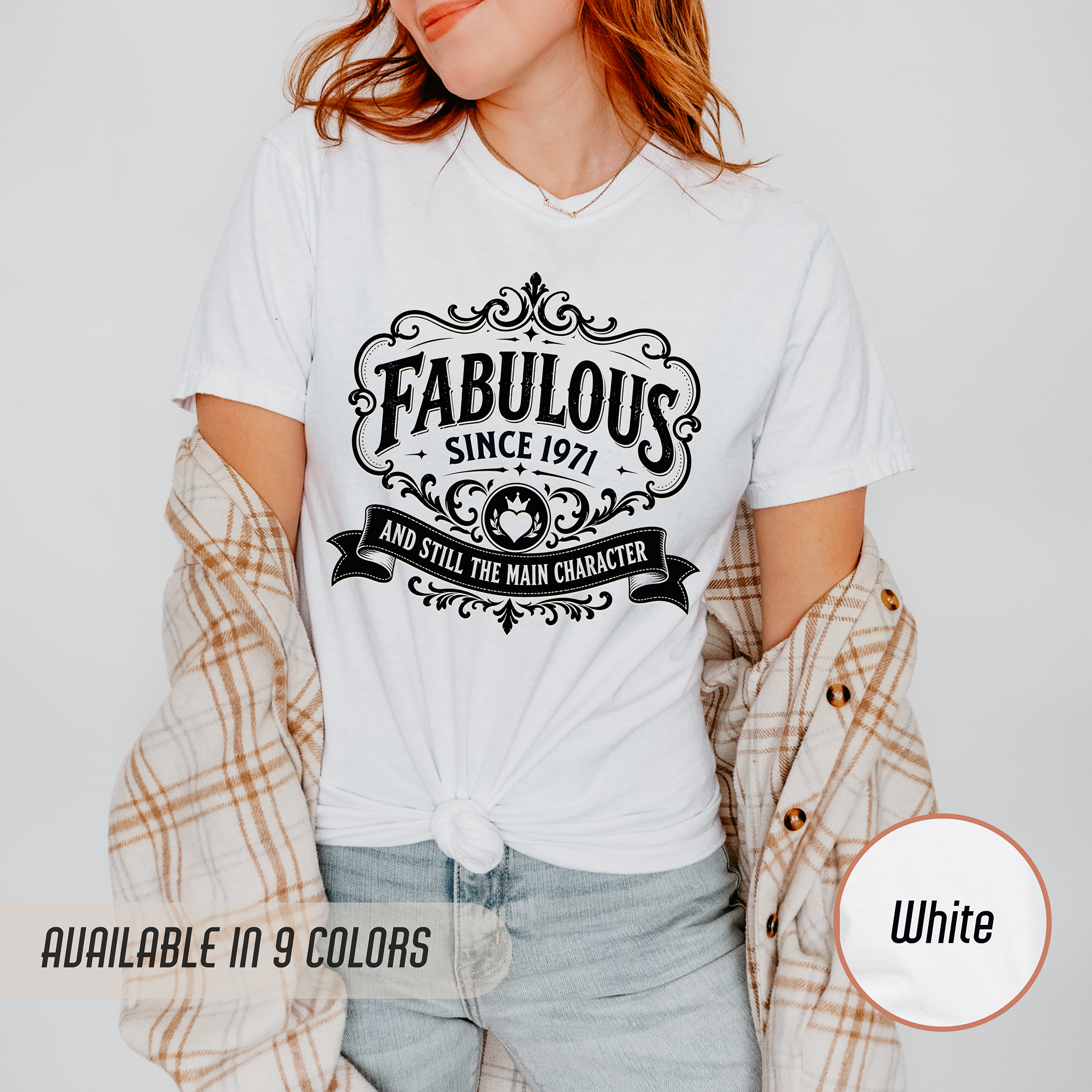 Fabulous Since 1971 T-Shirt – 55th Birthday Gift