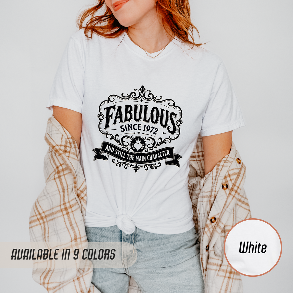 Fabulous Since 1972 T-Shirt – 54th Birthday Gift